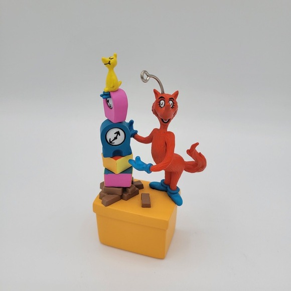 Hallmark Keepsake Ornament Dr. Seuss‎ Fox In Socks With Box 2006 Christmas Decor - Picture 1 of 6